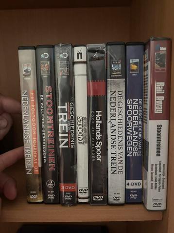 dvdset geschiedenis van de trein, 25 stuks dvds beschikbaar voor biedingen