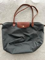 Longchamp tas blauw/grijs, Ophalen of Verzenden, Gebruikt, Grijs, Handtas
