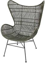 HKliving Bohemian Eggchair Rattan, Huis en Inrichting, Ophalen, Overige kleuren, Riet of Rotan, Zo goed als nieuw