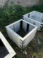 Stalen Plantenbak 80x80x50cm wit !!!OUTLET!!!, Tuin, Vierkant, Nieuw, Ophalen of Verzenden