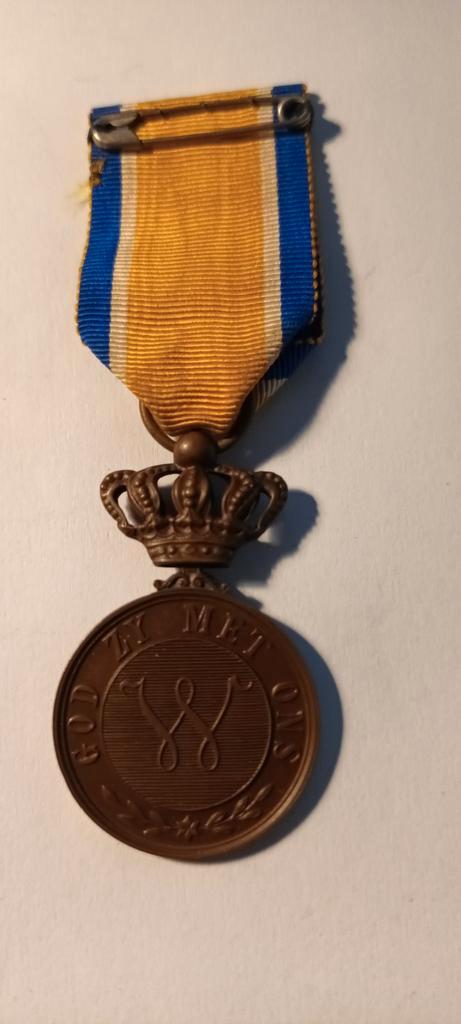 Onderscheidingsteken Koninklijke Landmacht, Verzamelen, Militaria | Algemeen, Landmacht, Lintje, Medaille of Wings, Nederland