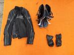 CROS LAARZEN MET HANDSCHOENEN EN JAS IN 1X 59.95 EURO, Motoren, Ophalen of Verzenden, Tweedehands, Handschoenen