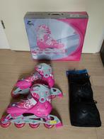 Dutchy skeelers verstelbaar maat 38-41 + beschermset maat M, Overige merken, Kinderen, Ophalen of Verzenden, Inline skates 4 wielen