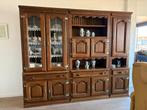 Eiken buffetkast / wandkast, Huis en Inrichting, Kasten | Buffetkasten, Ophalen, Gebruikt, 200 cm of meer, 200 cm of meer