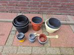 Bloempotten/kweekpotten GRATIS, Tuin en Terras, Bloempotten, Ophalen, Kunststof, Gebruikt, Rond
