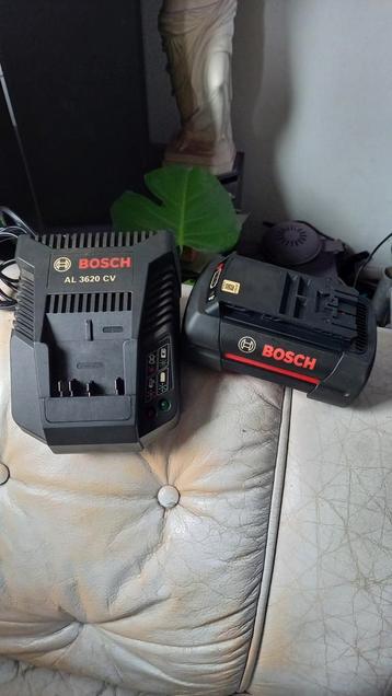 Bosch AL 3620 CV Lader + 36V Accu beschikbaar voor biedingen