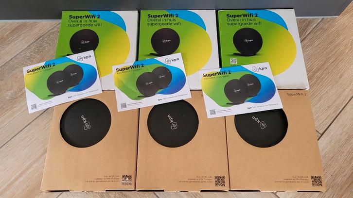 3 NIEUWE KPN Super Wifi 2.0 punten (in doos)., Computers en Software, WiFi-versterkers, Nieuw, Ophalen of Verzenden