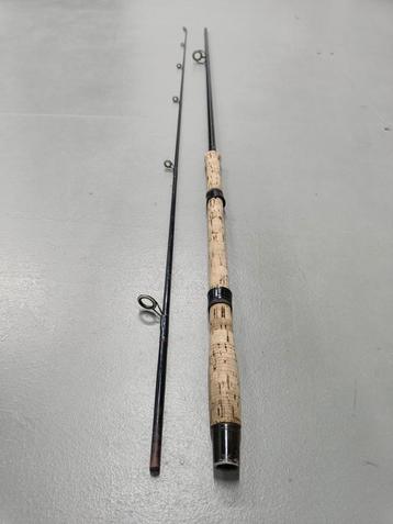 Handmade klassieke holglass spin/vlok hengel 2.75m 2-del. beschikbaar voor biedingen