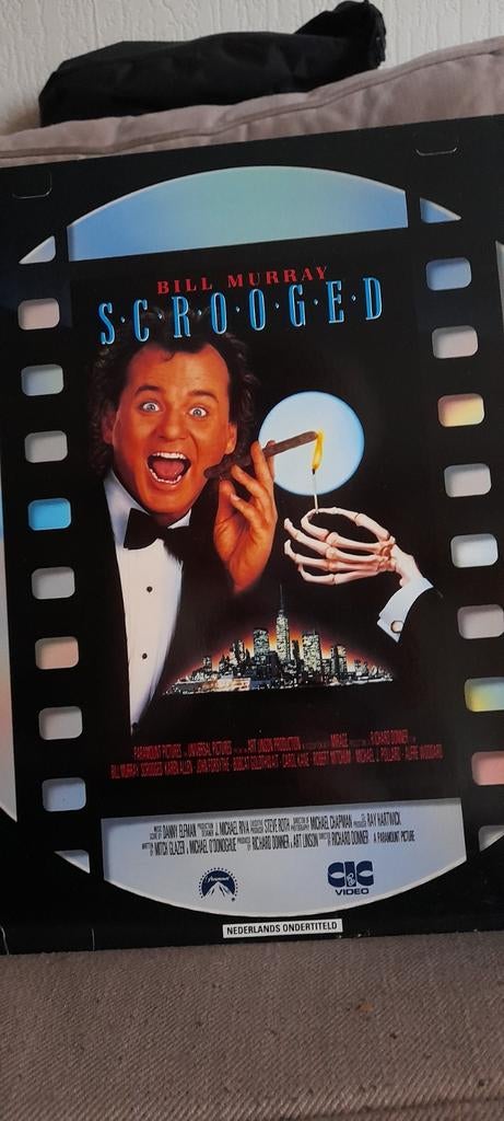 Lasrrdisc  Scrooged   PAL, Ophalen of Verzenden, Zo goed als nieuw