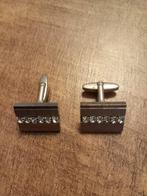 manchetknopen met steentjes, Ophalen of Verzenden, Gebruikt, Overige materialen