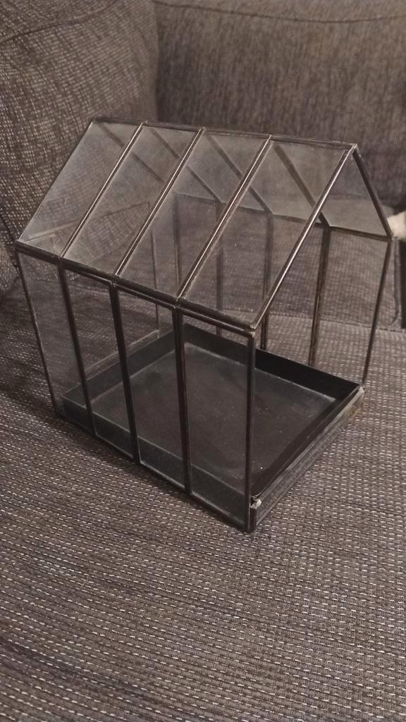 Mini Glazen Kweekkas - Decoratief, Tuin en Terras, Vogelhuisjes en Vogelbaden, Ophalen of Verzenden