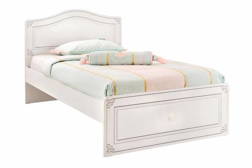 Twijfelaar 120x200cm bed incl pocket-springveermatras, Huis en Inrichting, Slaapkamer | Bedden, Zo goed als nieuw, Twijfelaar