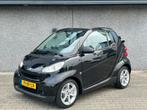 Smart ForTwo 1.0 52KW Cabrio 2007 Zwart, Auto's, Smart, Stof, Zwart, Metallic lak, 765 kg