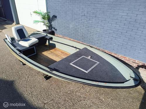 Placom Visboot, Watersport en Boten, Vis- en Consoleboten, Gebruikt, 3 tot 6 meter, Overige brandstoffen, Polyester