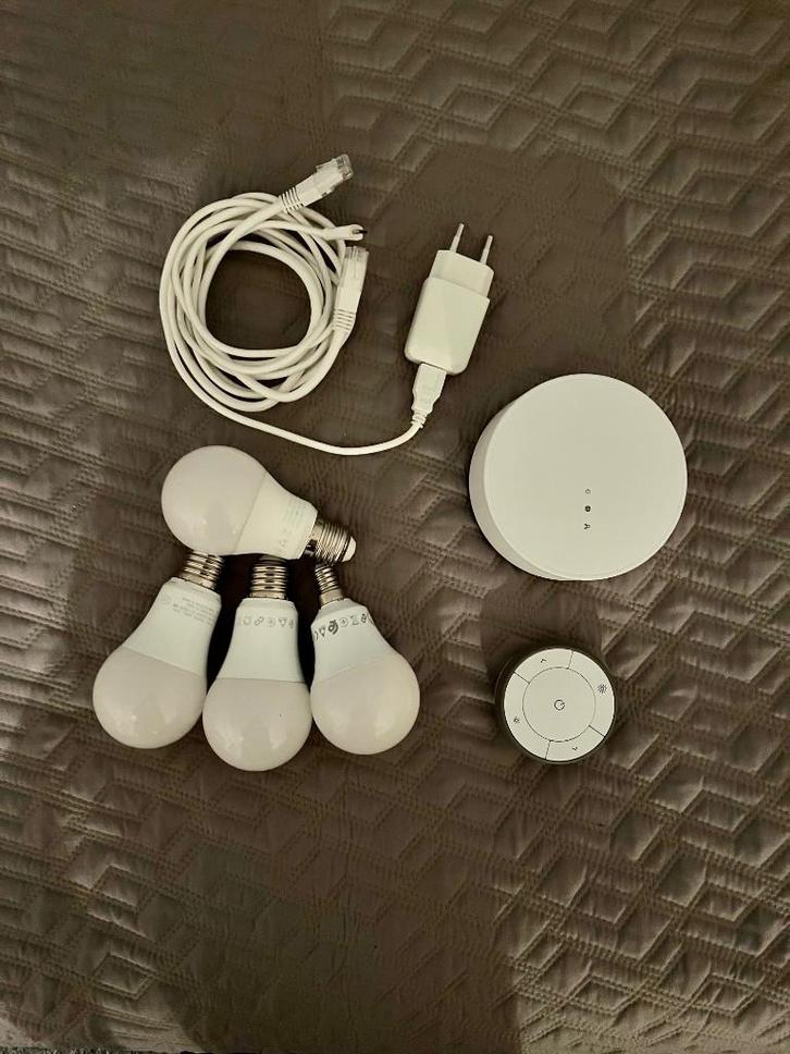 Ikea slimme verlichting Trädfri, Huis en Inrichting, Lampen | Losse lampen, Zo goed als nieuw, Led-lamp, Minder dan 30 watt, E27 (groot)