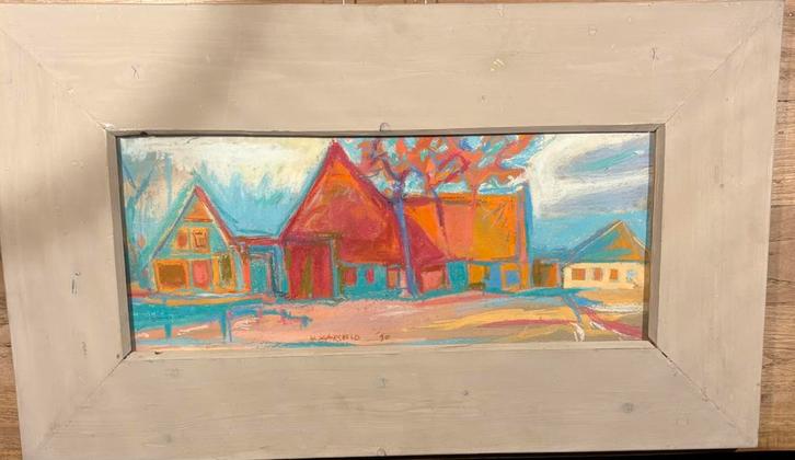 Wim Jaarsveld (1913-1998)~ groninger ploeg stijl, Antiek en Kunst, Kunst | Schilderijen | Klassiek, Ophalen of Verzenden