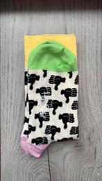 Happy Socks sokken 40-42(M), Sokken en Kniesokken, Wit, Ophalen of Verzenden, Zo goed als nieuw