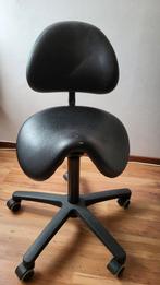 Pedicurestoel / Zadelkruk - Verstelbaar & Mobiel, Huis en Inrichting, Ophalen, In hoogte verstelbaar, Gebruikt, Hout