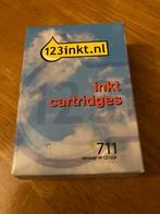 Te Koop : HP 711 cartridges (geel) van 123 inkt, Ophalen of Verzenden, Nieuw, Cartridge, 123inkt.nl