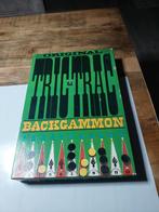 Tric Trac Backgammon - Vintage Bordspel, Hobby en Vrije tijd, Gezelschapsspellen | Bordspellen, Een of twee spelers, Ophalen of Verzenden