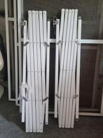 2 Witte Harmonica Traphekjes, Gebruikt, Overige typen, Ophalen of Verzenden, 115 cm of meer