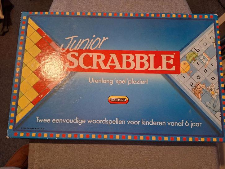 Scrabble Junior, Hobby en Vrije tijd, Gezelschapsspellen | Bordspellen, Gebruikt, Een of twee spelers, Ophalen