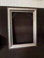 Zilverkleurige schilderijen lijst hxb 73 x 53, Ophalen, Zo goed als nieuw, Hout, Minder dan 50 cm