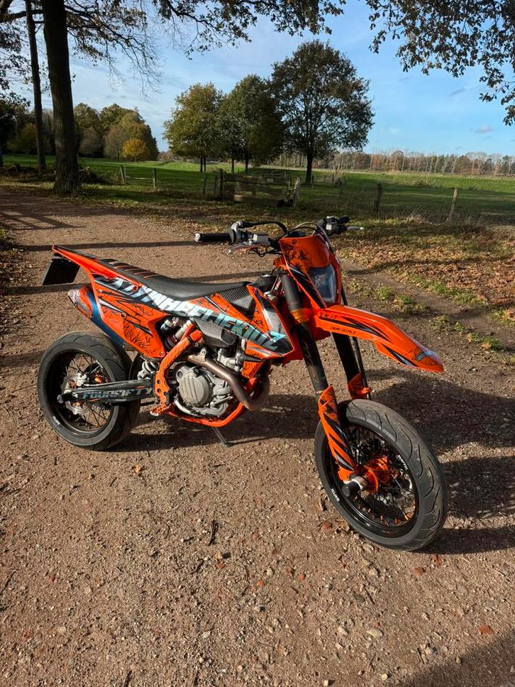 KTM EXC-F 450 6DAYS Supermoto 2017 – Full Chrome, topstaat!, Fietsen en Brommers, Brommers | Crossbrommers, Zo goed als nieuw