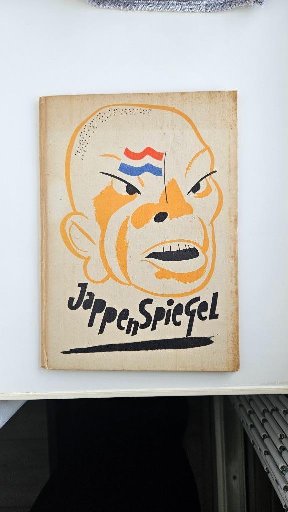 Prentenboekje Jappen spiegel uitgave De Bezige Bij 1945, Boeken, Oorlog en Militair, Gelezen, Algemeen, Tweede Wereldoorlog, Ophalen of Verzenden