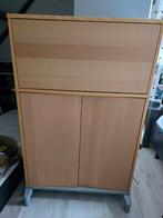 Houten kast met deuren, Huis en Inrichting, Kasten | Dressoirs, Modern, Overige houtsoorten, 50 tot 75 cm, Gebruikt