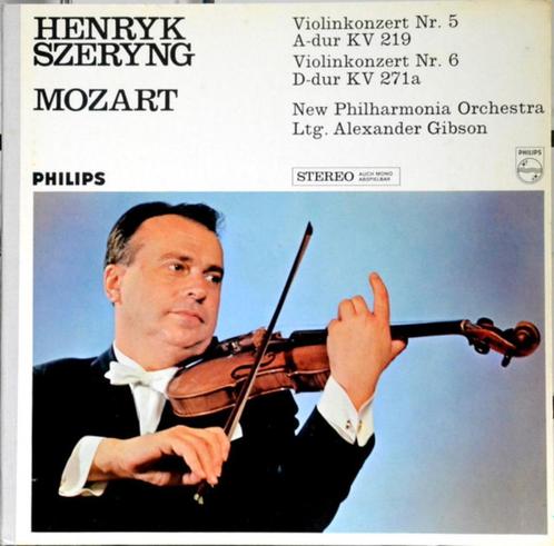 Mozart Henryk Szeryng Violinkonzert, Cd's en Dvd's, Vinyl | Klassiek, Zo goed als nieuw, Classicisme, Orkest of Ballet, 12 inch