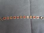 Armband uit de jaren 70, Sieraden, Tassen en Uiterlijk, Armbanden, Ophalen of Verzenden, Gebruikt, Staal, Met kristal