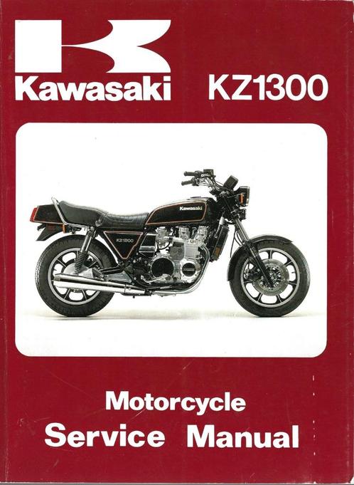 Kawasaki KZ1300 service manual (3487z), Motoren, Handleidingen en Instructieboekjes, Kawasaki, Verzenden