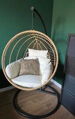 Hangstoel XL - beige/naturel, Ophalen, Gebruikt, Bruin, Riet of Rotan