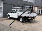 Isuzu D-max 2.5 Cab 4x4 Haib 013 laadkraan Airco Cruise cont, Auto's, Isuzu, Euro 5, Stof, Gebruikt, Zwart