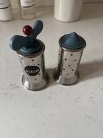 Alessi Peper en Zoutstel, Huis en Inrichting, Ophalen of Verzenden, Gebruikt, Rvs of Chroom