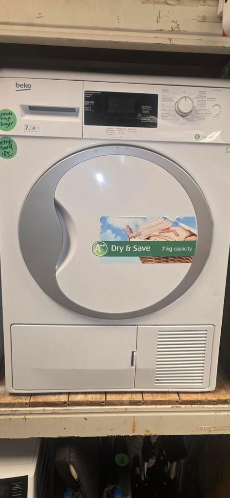 Jong gebruikte wasdrogers met garantie, Witgoed en Apparatuur, Wasdrogers, Zo goed als nieuw, Condens, 6 tot 8 kg, Minder dan 85 cm