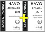 HAVO - EXAMENTRAINING - Nederlands + Engels, Ophalen of Verzenden, Zo goed als nieuw, HAVO, Nederlands