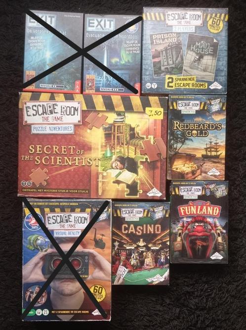 Escape Room The Game, Hobby en Vrije tijd, Gezelschapsspellen | Bordspellen, Zo goed als nieuw, Een of twee spelers, Drie of vier spelers
