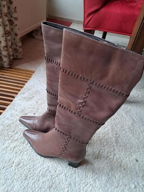 DAMES LAARZEN NIEUW MAAT 36 NIEUWPRIJS 89.95 EURO, Kleding | Dames, Schoenen, Nieuw, Hoge laarzen, Bruin, Ophalen of Verzenden
