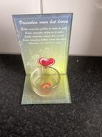 Waxinelichthouder 'Vrienden voor het leven', Overige materialen, Wit, Nieuw, Ophalen of Verzenden