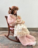 Sandra Kuck Pop Lullaby Baby Schommelstoel 36 cm 1989, Verzamelen, Ophalen of Verzenden, Zo goed als nieuw, Pop