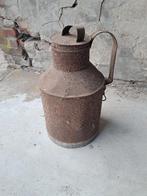 Oude metalen melkkan, Tuin en Terras, Ophalen of Verzenden, Gebruikt
