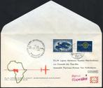 1e KLM vlucht Conakry 1960, Postzegels en Munten, Brieven en Enveloppen | Nederland, Verzenden, Envelop