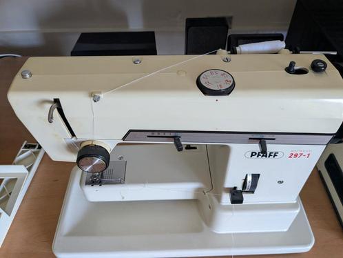 Naaimachine merk pfaff, type stretch 297-1, Hobby en Vrije tijd, Naaimachines en Toebehoren, Gebruikt, Naaimachine, Pfaff, Ophalen of Verzenden