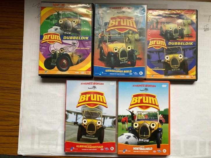T.K. nog 5 DVD' s van Brum zie actuele lijst, Cd's en Dvd's, Dvd's | Kinderen en Jeugd, Gebruikt, Tv fictie, Avontuur, Alle leeftijden