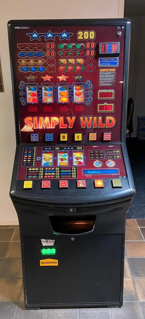 🎰Speelautomaat 🌟Simply Wild🌟, Verzamelen, Automaten | Gokkasten en Fruitautomaten, Gebruikt, Euro, Ophalen