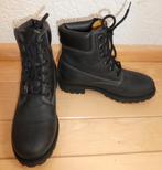 Panama Jack maat 36 halfhoge veter laarzen zwart grijs ZGAN, Verzenden, Zwart, Lage of Enkellaarzen, Zo goed als nieuw