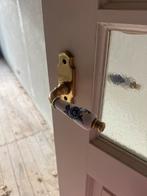 Antieke deurklinken, 3 sets (6 stuks) + 1 deurknop, Ophalen, Gebruikt, Koper of Messing, Klink of Kruk