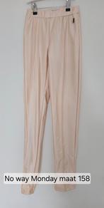 No Way Monday broek glossy parelmour maat 158 ZGAN, Broek, Meisje, Ophalen of Verzenden, Zo goed als nieuw